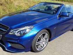 Blau Gebraucht 2016 Mercedes E220 AMG Cabrio | 34.495 € (Etwas zu teuer)