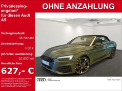 Distriktgrün metallic Gebraucht 2024 Audi A5 Cabriolet S-Line Cabrio | 55.980 € (Teuer)