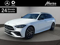 Weiß Gebraucht 2024 Mercedes C300 AMG Kombi | 47.980 € (Etwas zu teuer)