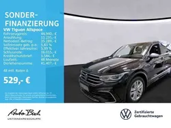 Schwarz (deep black perleffekt) Gebraucht 2023 VW Tiguan Allspace R-line SUV | 44.940 € (Etwas zu teuer)