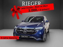 Brillantblau (metallic) Gebraucht 2021 Mercedes EQC400 AMG SUV | 32.899 € (Superpreis)
