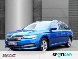 Raceblau metallic Gebraucht 2020 Skoda Superb Ambition Kombi | 24.980 € (Fairer Preis)
