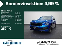 Raceblau metallic (metallic) Gebraucht 2024 Skoda Kamiq Monte Carlo SUV | 32.500 € (Teuer)