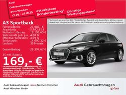 Brillantschwarz Gebraucht 2023 Audi A3 Advanced Plus Limousine | 23.989 € (Guter Preis)
