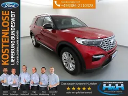 Lucidred (metallic) Gebraucht 2023 Ford Explorer Platinum SUV | 53.739 € (Guter Preis)