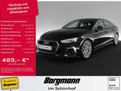 Mythosschwarz metallic (metallic) Gebraucht 2022 Audi A5 Sportback S-Line Limousine | 39.441 € (Fairer Preis)