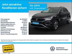 Schwarz / deep black Gebraucht 2024 VW T-Roc Move SUV | 24.223 € (Fairer Preis)