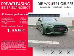 Sonomagrün matteffektlack audi Neu 2024 Audi RS6 Performance Kombi | 153.989 € (Guter Preis)