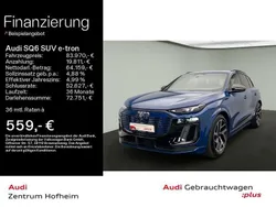 Ascariblau metallic Gebraucht 2024 Audi SQ6 e-tron S-Line SUV | 83.970 € (Fairer Preis)