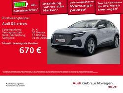 Gletscherweiß metallic Gebraucht 2024 Audi Q4 e-tron Ambiente SUV | 46.812 € (Fairer Preis)