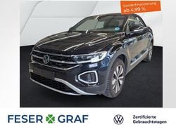 Deep black perleffekt/schwarz Gebraucht 2025 VW T-Roc Cabriolet Goal Cabrio | 25.640 € (Superpreis)