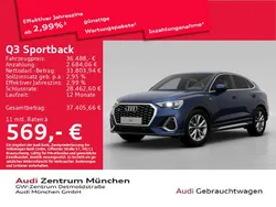 Navarrablau metallic Gebraucht 2023 Audi Q3 S-Line SUV | 36.488 € (Superpreis)