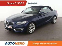 Tiefseeblau Gebraucht 2017 BMW 228 Luxury Line Cabrio | 22.360 € (Guter Preis)