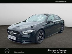 Schwarz Gebraucht 2021 Mercedes A180 AMG line Limousine | 27.980 € (Fairer Preis)