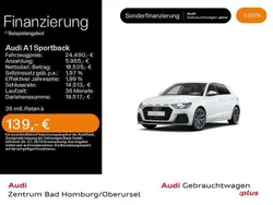 Gletscherweiß metallic Gebraucht 2024 Audi A1 Advanced Plus Kleinwagen | 24.490 € (Fairer Preis)