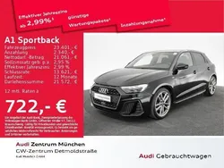 Mythosschwarz metallic Gebraucht 2019 Audi A1 Sportback S-Line Kleinwagen | 23.401 € (Etwas zu teuer)