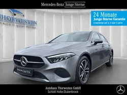 lack mountaingrau Gebraucht 2024 Mercedes A180 Advanced Limousine | 29.240 € (Fairer Preis)