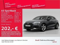 Grau Gebraucht 2024 Audi A3 Sportback S-Line Kleinwagen | 36.879 € (Guter Preis)