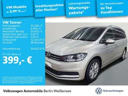 Ivory silver metallic Gebraucht 2024 VW Touran Comfortline Van / Kleinbus | 32.290 € (Fairer Preis)