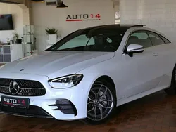 Designo opalithweiß (bright) Gebraucht 2023 Mercedes E450 AMG Coupé | 57.890 € (Superpreis)