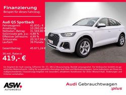 Ibisweiß Gebraucht 2022 Audi Q5 Sportback S-Line SUV | 41.830 € (Fairer Preis)