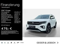 Pure white Neu 2024 VW T-Cross R-line SUV | 34.990 € (Teuer)