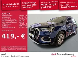 Navarrablau metallic Gebraucht 2022 Audi Q3 Advanced SUV | 34.890 € (Fairer Preis)
