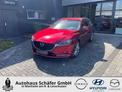 Soul red crystal Gebraucht 2023 Mazda 6 Exclusive Kombi | 27.885 € (Fairer Preis)