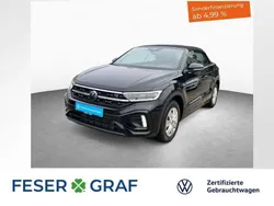 Deep black perleffekt Gebraucht 2024 VW T-Roc Cabriolet R-line Cabrio | 32.940 € (Guter Preis)