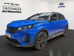 Blau/metallic lackierung drei Gebraucht 2022 Peugeot 3008 GT SUV | 26.999 € (Fairer Preis)