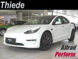 Pearl white multicoat Gebraucht 2021 Tesla Model 3 Performance Limousine | 27.450 € (Guter Preis)