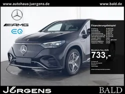 Schwarz obsidianschwarz metall Gebraucht 2024 Mercedes EQE500 AMG SUV | 76.980 € (Fairer Preis)