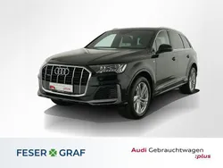 Mythosschwarz metallic Gebraucht 2021 Audi Q7 S-Line SUV | 47.440 € (Superpreis)