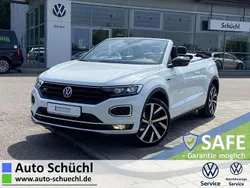 Pure white Gebraucht 2021 VW T-Roc Cabriolet R-line Cabrio | 28.870 € (Fairer Preis)