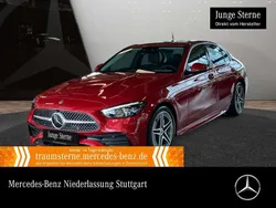 Rot Gebraucht 2024 Mercedes C300 AMG Limousine | 50.890 € (Etwas zu teuer)