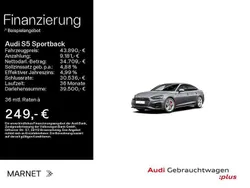 Grau Gebraucht 2022 Audi S5 Sportback Sport Kleinwagen | 43.890 € (Superpreis)