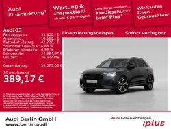 Mythosschwarz metallic Gebraucht 2025 Audi Q3 S-Line SUV | 53.400 € (Fairer Preis)