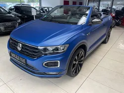 Blau Gebraucht 2021 VW T-Roc Cabriolet R-line Edition Cabrio | 27.999 € (Etwas zu teuer)