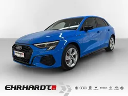 Turboblau Gebraucht 2022 Audi A3 Sportback e-tron S-Line Limousine | 24.189 € (Fairer Preis)