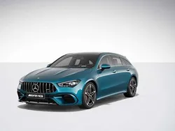 Metalliclack hyperblau Gebraucht 2024 Mercedes CLA45 AMG Shooting Brake AMG Kombi | 54.870 € (Fairer Preis)