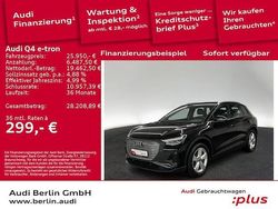 Mythosschwarz metallic Gebraucht 2022 Audi Q4 e-tron Comfort SUV | 25.950 € (Superpreis)