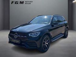 Obsidianschwarz metalliclack Gebraucht 2021 Mercedes GLC300e AMG line SUV | 44.970 € (Teuer)
