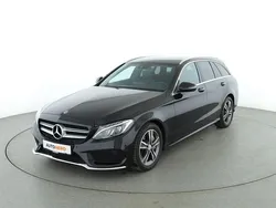 Schwarz Gebraucht 2017 Mercedes C300 AMG line Kombi | 25.790 € (Fairer Preis)