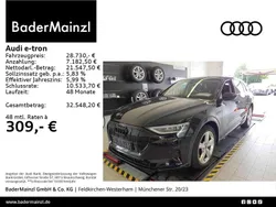 Brillantschwarz Gebraucht 2022 Audi e-tron Advanced SUV | 28.730 € (Guter Preis)