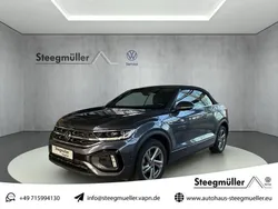 Grau Gebraucht 2023 VW T-Roc Cabriolet R-line Cabrio | 29.990 € (Guter Preis)