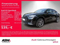 Mythosschwarz metallic Gebraucht 2021 Audi Q3 Sportback Ambiente SUV | 42.530 € (Teuer)