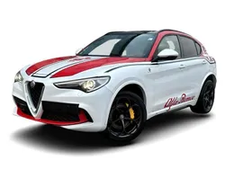 Weiss Gebraucht 2019 Alfa Romeo Stelvio Quadrifoglio SUV | 51.704 € (Etwas zu teuer)