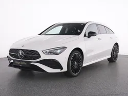 Unilack polarweiß Gebraucht 2024 Mercedes CLA250e Shooting Brake AMG Kombi | 34.275 € (Fairer Preis)