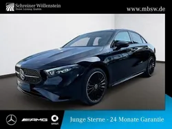 Schwarz metalliclack kosmossch Gebraucht 2024 Mercedes A250 AMG Limousine | 36.890 € (Teuer)