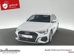 Weiß Gebraucht 2024 Audi A3 Sportback S-Line Limousine | 33.930 € (Fairer Preis)